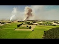 Pożar Gostyń okolice z drona 30.06.2019
